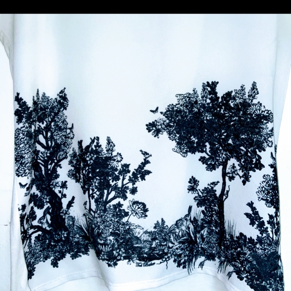 Ted Baker Zera Woodland Tee, White, Ted Size 3 - Picture 3 of 8